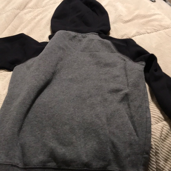 Boys gray black hoodie Xersion L 10/12 - Picture 5 of 5